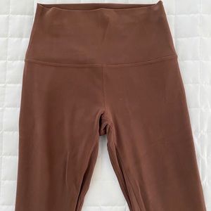 lululemon align brown earth